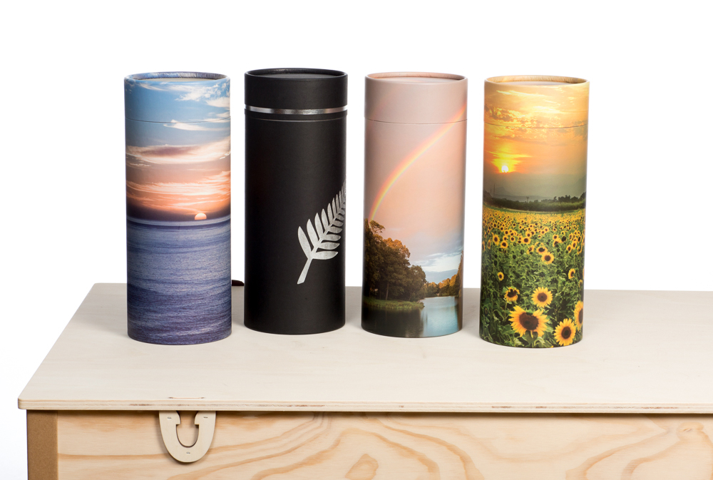 Graphic Wrapped Casket