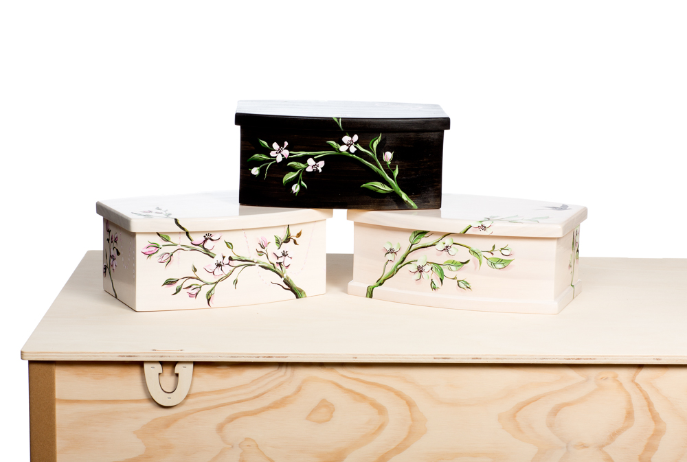 Graphic Wrapped Casket